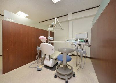 田中団地歯科 昭島市 半個室の診療室の写真