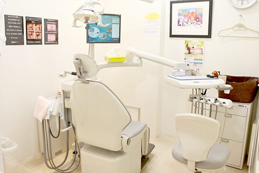 横須賀歯科医院 大森駅 完全個室の診療室