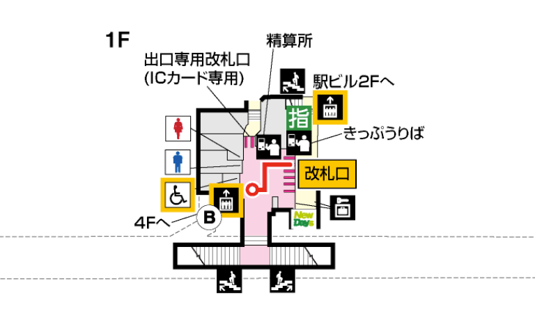 JR新大久保駅にあるコインロッカー